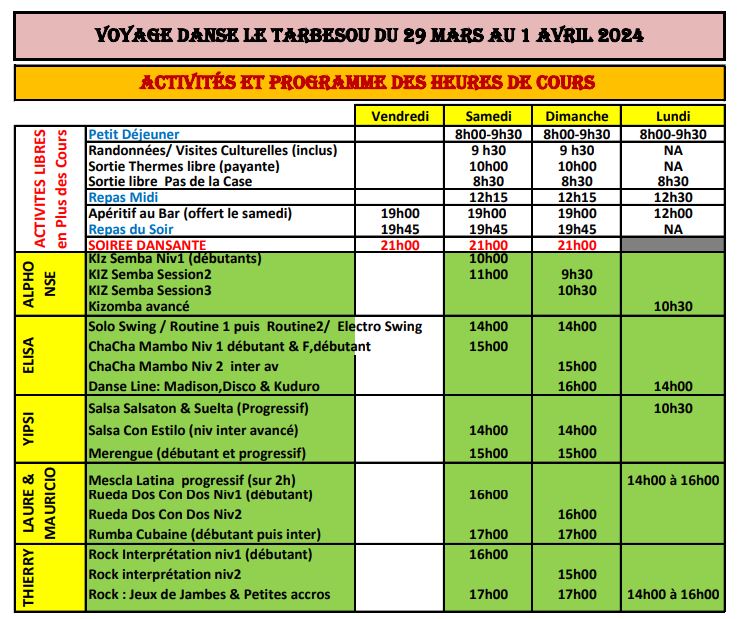 Programme voyage 2024 vd